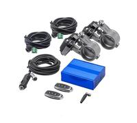 Valvola EGR Doppio Set Valvole Controllo Scarico Elettrico Con Controllo Remoto Dell'esclusione Per Valvola A 2 Pezzi Per Tubi Valvola Ricircolo Gas Scarico(2.5 inch set)