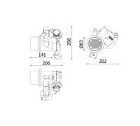 Valvola EGR MAHLE CE 39 000P