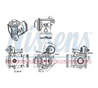 Valvola EGR NISSENS 98346