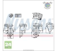 Valvola EGR Nissens per AUDI A6 A4