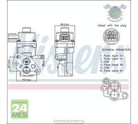 Valvola EGR Nissens per SEAT TOLEDO II LEON VW POLO 6N2 GOLF IV LUPO BORA