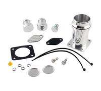 Valvola EGR Per BMW E46 E60 E61 E65 E83 E53 Adattatore Versione Corta Tappi Di Chiusura Kit Di Rimozione Tappi Termostato Radiatore(Full kit Silver plug)