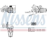 Valvola EGR per CITROËN DS FIAT FORD MITSUBISHI PEUGEOT VOLVO 2008 206+ 207 207