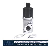 Valvola EGR per Opel Zafira B (M75) 1.9 CDTI (A05) 2005-2015 Cod. EGAR001