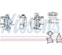 Valvola EGR per Renault Master III Scatola 2.3 DCI 125 Fwd Trafic II