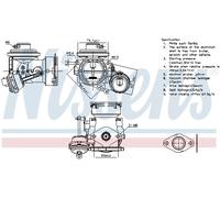 Valvola EGR per SEAT SKODA VW CORDOBA FABIA IBIZA POLO