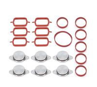 Valvola EGR Ricircolo Gas Scarico Per BMW M57 E39 E60 E46 E38 E53 E83 E65 E61 E65 E70 E71 E92 X3 X5 X6 Swirl Flap Blanks Piastra e collettore di aspirazione Guarnizione Guarnizione