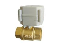 Valvola Elettrica A Passaggio Pieno In Ottone Da 3/4'' Valvola Azionata Da Motore Con Apertura/chiusura Normale Valvola Motorizzata Elettrica DN20(BSP thread,CR202 Normally Open)