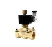 Valvola elettrica for acqua a 2 vie 1/4" 1/2" 3/4" 1" 220VAC 24VDC 12VDC 24VAC 110VAC elettrovalvola normalmente aperta in ottone(2inch,BSP_220V)