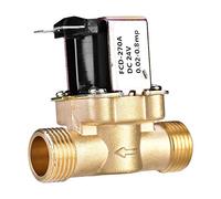 Valvola elettromagnetica, DC 24V 1/2 "Valvola elettromagnetica magnetica in ottone per controllo acqua Valvola elettrica magnetica in ottone normalmente chiuso