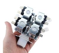 Valvola elettromagnetica G3/4" 1 in 4 out di scarico acqua normalmente chiusa Solenoide ingresso elettrico(AC 220V)