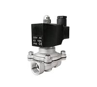 Valvola elettromagnetica in acciaio inossidabile Elettrovalvola normalmente chiusa da 1" in acciaio inossidabile IP65 impermeabile 220 V 12 V 24 V elettrica for acqua e gas(NPT_220VAC_EPDM-SEAL)
