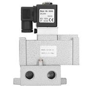 Valvola elettromagnetica in lega di alluminio, G3/8 pollici, a 2 posizioni e 3 vie, con funzione di intercettazione; valvola elettromagnetica industriale K23JD10 ad alta portata (DC24V)