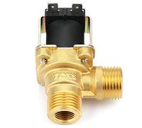 Valvola elettromagnetica in ottone DC24V G1/2 normalmente chiusa, valvola di ingresso dell’acqua per sistemi di approvvigionamento idrico, pressione nominale 0,8 MPa con