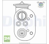 Valvola espansione Delphi per BMW 4 F33 F83 440 435 430 428 425 420 M4 F32 F82