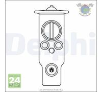 Valvola espansione Delphi per LAND ROVER RANGE IV II DISCOVERY V