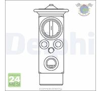 Valvola espansione Delphi per OPEL ZAFIRA B /