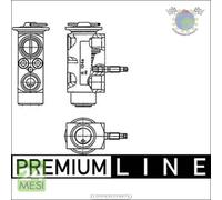 Valvola espansione Mahle per BMW 6 E64 650 645 635 630 M6 E63 M 5 E61 550 545 5