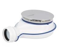 Valvola estrapLate - Valvola di scarico doccia 90 Turboflow XS cofano ABS cromo