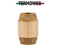 VALVOLA EUROPA NON RITORNO IN OTTONE CON MOLLA vari pollici VALVOLA DI RITEGNO