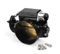 Valvola farfallata Corpo farfallato in alluminio da 102 mm con sensore di posizione farfalla TPS IAC adatto per LS1 LS2 LS6 LS3 LS LS7 LSX THB001 Farfalla motore(Black)