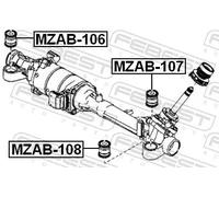 Valvola filtro carbone impianto carburante MZAB-106 FEBEST per MAZDA 6 Hatchback