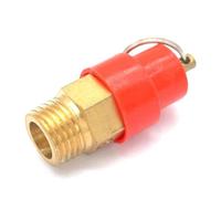 Valvola for compressore d'aria in ottone da 1/4" con filettatura maschio, 100 PSI, pressostato, valvola di sfiato, valvole rilascio
