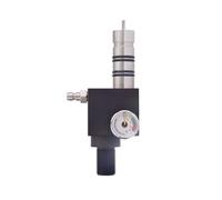 Valvola for immersioni ad alta pressione in alluminio tipo Z, adattatore esterno da 300 bar/4500 PSI for uso subacqueo e pneumatico(Long connector)