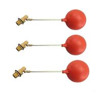 Valvola galleggiante in ottone con interruttore a sfera in plastica, regolabile da 1/2 pollici DN15, 3/4 pollici DN20 o 1 pollice DN25, riempimento e spegnimento automatico per serbatoi, torri, B(DN25
