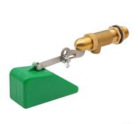 Valvola galleggiante in ottone da 1/2" per serbatoi d'acqua con braccio regolabile che consente un controllo dell'afflusso ottimizzato in base alla geometria e all'utilizzo del serbatoio
