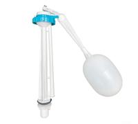 Valvola galleggiante per serbatoio WC, a prova di perdite e funzionamento silenzioso, livello dell'acqua regolabile, installazione semplice, materiale ABS, dimensioni DN20, bianco e blu