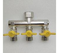 Valvola gas ottone 3 vie 4 vie per installazione interruttore rubinetto doccia b