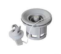 Valvola gonfiabile per barca con design a 8 fori, per kayak, zattera, gommone, gommoni, applicazioni per materassi ad aria, supporta una pressione massima di 30 PSI (grigio)