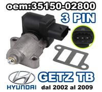 Valvola IAC controllo aria inattiva Corpo Farfallato HYUNDAI GETZ TB 35150-02800