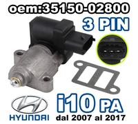 Valvola IAC Corpo Farfallato controllo aria inattiva per HYUNDAI i10 35150-02800
