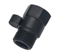 Valvola in ottone massiccio nero per spegnere flusso acqua for doccia raccordi