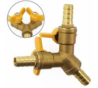 Valvola in Ottone robusta per Barra Tubo adatta per Impianti Pneumatici e Linee