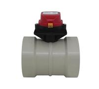 Valvola in PVC 110 160 200 AC220v DC12V/24V motorizzato Damper aria Condotto d'aria Ammortizzatore d'aria (160 DC12v)