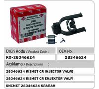 Valvola iniettori Delphi CR 28346624 per iniettori 28236381 - EMBR00301D