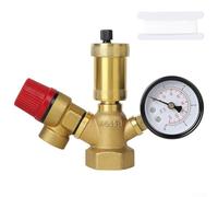 Valvola integrata automatica del serbatoio dell'acqua di scarico, gruppo di collegamento del gruppo di sicurezza della caldaia e scarico della pressione, sfiato dell'aria della valvola di limitazione