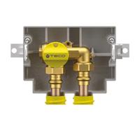 Valvola di intercettazione Teco K 2.1 per impianti gas sottotraccia a 'U'
