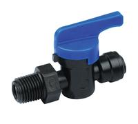 Valvola intermedia Dm fit filetto maschio BSPT 3/8"-innesto rapido 10mm