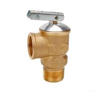Valvola limitatrice di pressione d'ottone della temperatura 3/4 NPT per il rivestimento dell'oro di protezione della caldaia di sicurezza dello scaldab