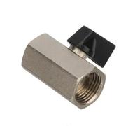 valvola limitatrice pressione Valvola di Sovrappre 1/8" 1/4" 3/8" 1/2" Femmina Mini Valvola a Sfera in Ottone Filettatura Interna Interruttore Aria Acqua Gas Olio Valvole di Intercettazione(1/4")