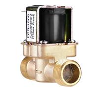 Valvola magnetica a solenoide elettrico in ottone normalmente chiusa da 1/2" AC 220V for il controllo dell'acqua Valvola dell'acqua AC Valvola elettrica Valvola dell'acqua