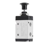 Valvola manuale 4R210-08, valvola pneumatica push-pull a 5 vie a 2 posizioni con guarnizione importata, connettore da 1/4", corpo in lega di alluminio per uso industriale