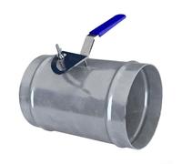 Valvola manuale dell'ammortizzatore d'aria con design a prova di perdite e maniglia regolabile per l'ottimizzazione del flusso d'aria del sistema HVAC (DN125)