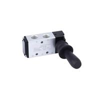 Valvola manuale dell'aria Valvola manuale pneumatica a 5/2 vie, 2 posizioni, 5 vie, comando pneumatico, azionamento con leva manuale(With 8mm fittings,4H210-08)