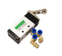 Valvola meccanica a rotella MV-09 con leva a rullo, 2 posizioni, 5 vie, ingresso aria, uscita MV522R, scarico 1/4"(PC 4mm Fittings)