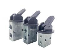Valvola meccanica a tre vie a due posizioni Valvola manuale a manico lungo S3HL-M5 S3HL-06 S3HL-08 1 pz (Color : S3HL-06)